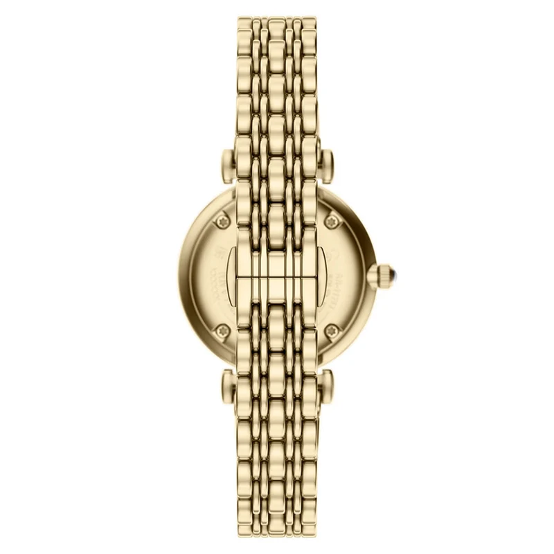 Emporio Armani Round Gold Dial Watch AR11766