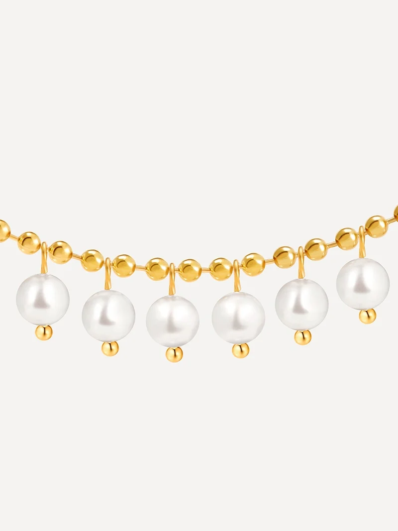 Spherical Art Pearls Kette