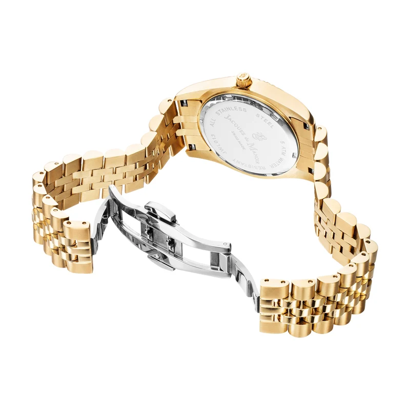 Jacques du Manoir Inspiration Prestige damen Uhr Gold JWL01306