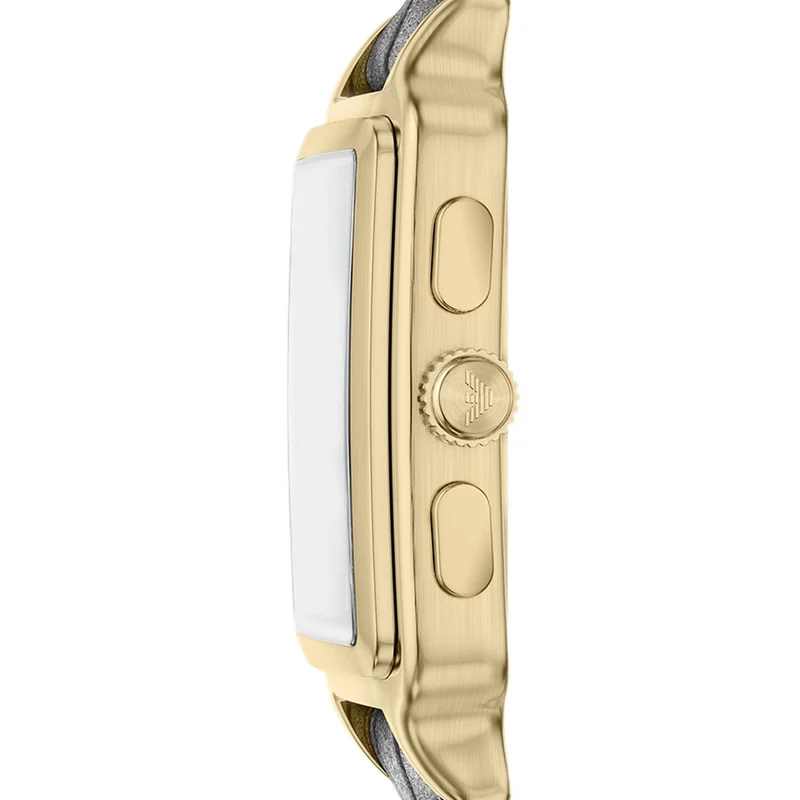 Emporio Armani Rectangular Black Dial Watch AR11753