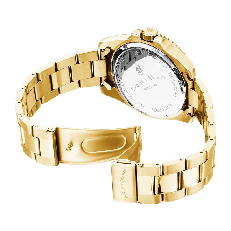 Jacques du Manoir Pro Scuba herren Uhr Gold JWG02803