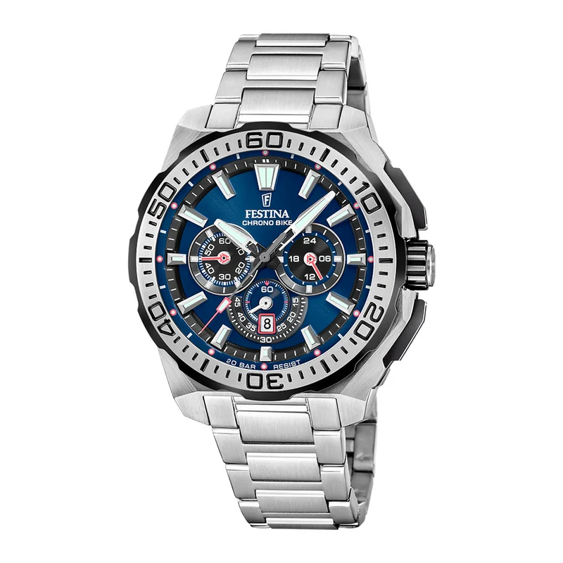 Festina Chrono Bike Blaue Herrenuhr F20724/2