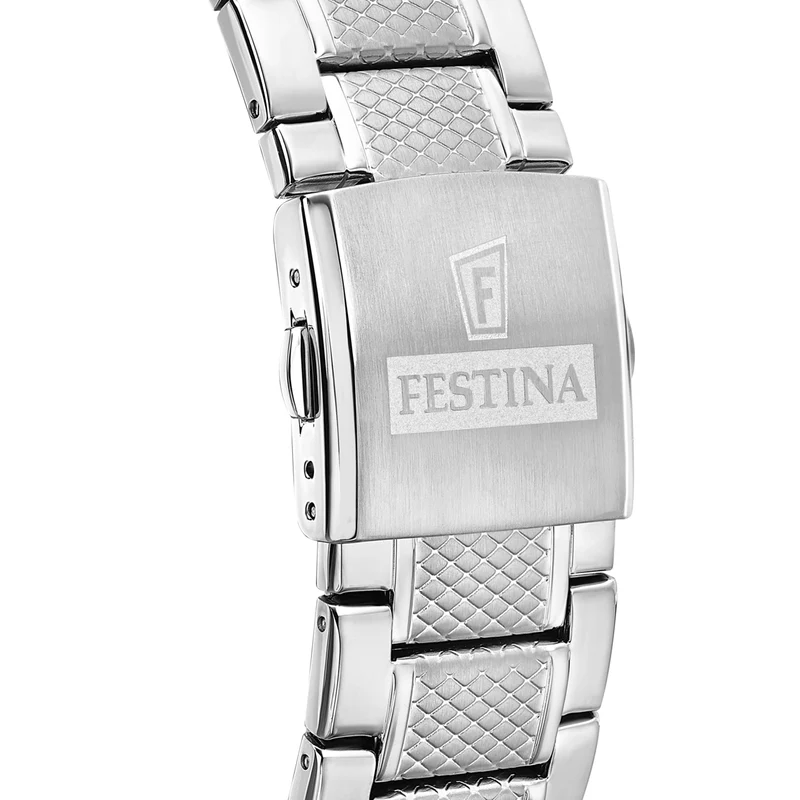Festina Timeless Chrono herren Uhr Silber F20668/2