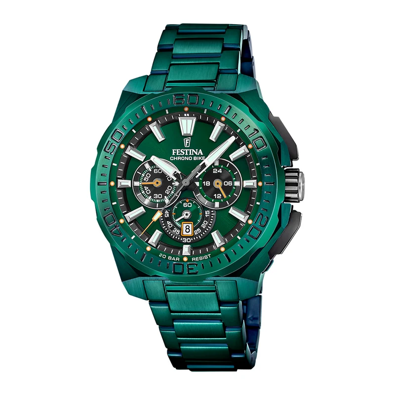 Festina Chrono Bike Grüne Herrenuhr F20730/1