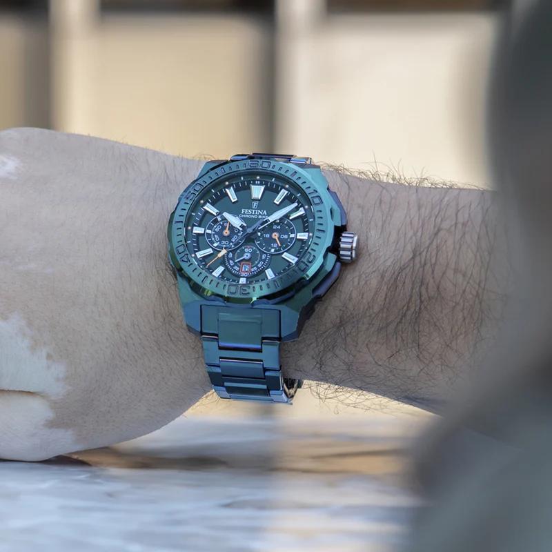 Festina Chrono Bike Grüne Herrenuhr F20730/1