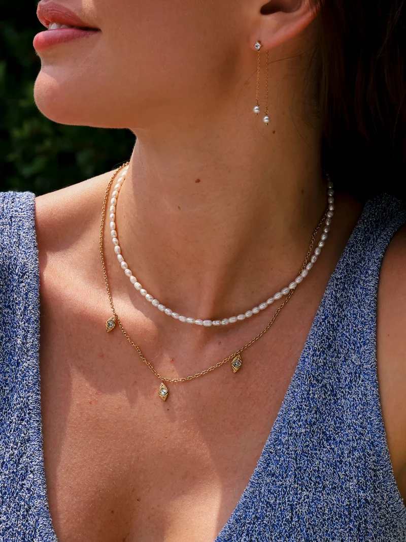 Retro Feather Kette