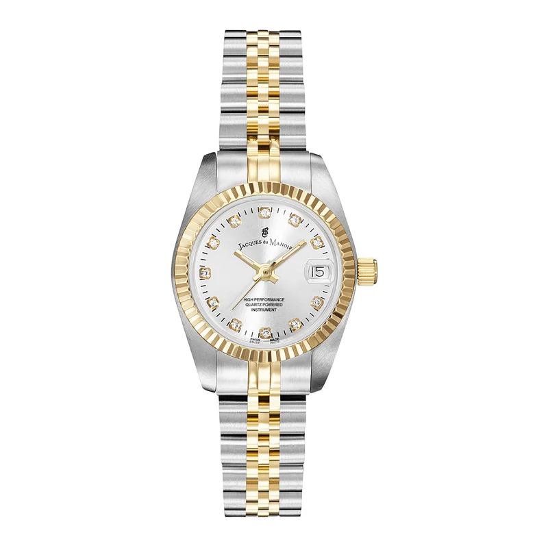 Jacques du Manoir Inspiration damen Uhr Gold/Silber NRO.08