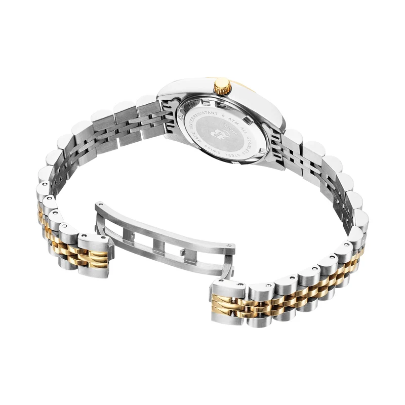 Jacques du Manoir Inspiration damen Uhr Gold/Silber NRO.08
