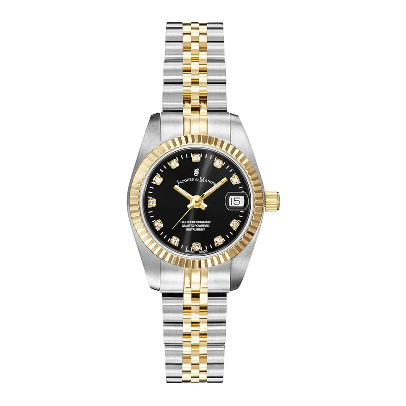 Jacques du Manoir Inspiration damen Uhr Gold/Silber NRO.20