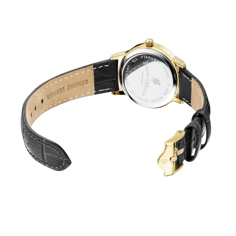 Jacques Du Manoir Genesis Ladies Silver Pattern Women's Watch JWL04905