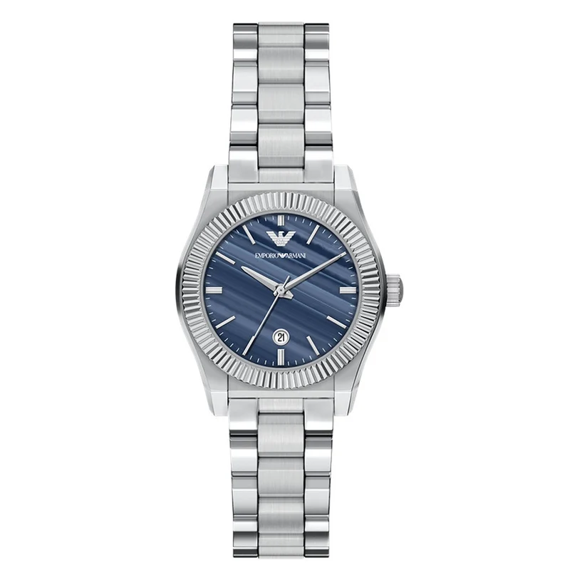 Emporio Armani Round Blue Dial Watch AR11760