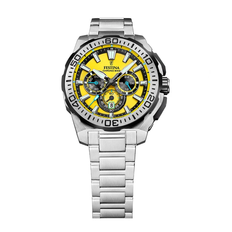 Festina Chrono Bike Gelbe Herrenuhr F20724/4