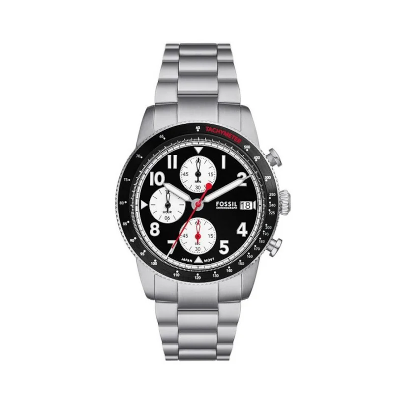 Fossil Sport Tourer herren Uhr Silber FS6045