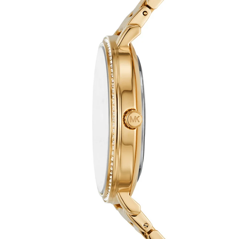 Michael Kors Pyper Gold- Und Schwarze Damenuhr MK4593