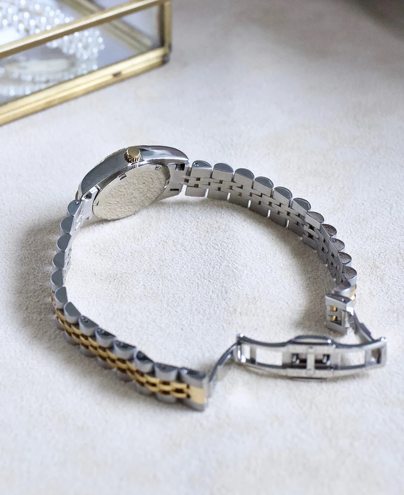 Jacques Du Manoir Inspiration White MOP Women's Watch NROP.08