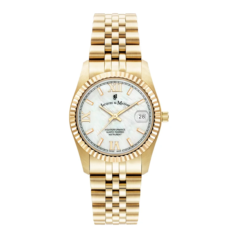 Jacques du Manoir Inspiration Prestige damen Uhr Gold JWL01302