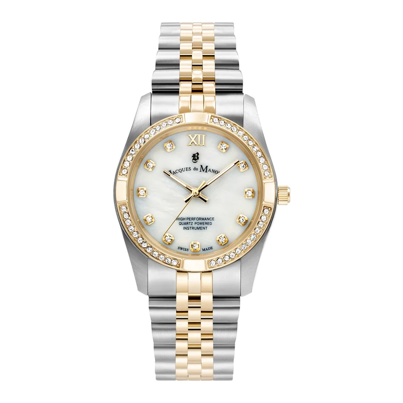 Jacques du Manoir Inspiration Prestige damen Uhr Gold/Silber JWL02002
