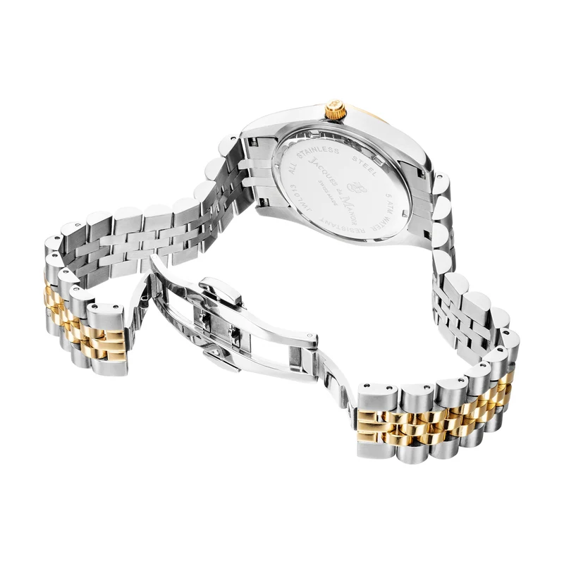 Jacques du Manoir Inspiration Prestige damen Uhr Gold/Silber JWL02002