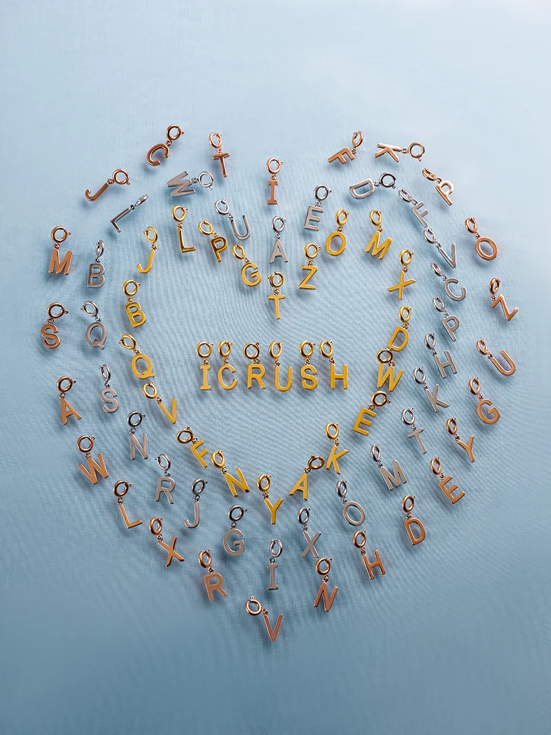 Classic Letter Ketten-Charms