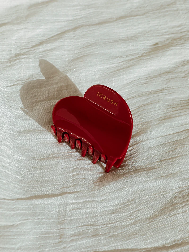 Crimson Heart Haarklammer Burgundy Red