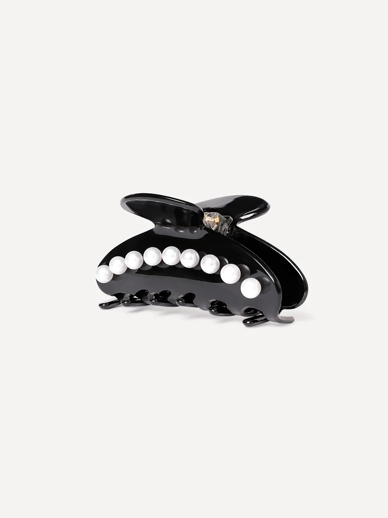 Midnight Pearl Haarklammer Black
