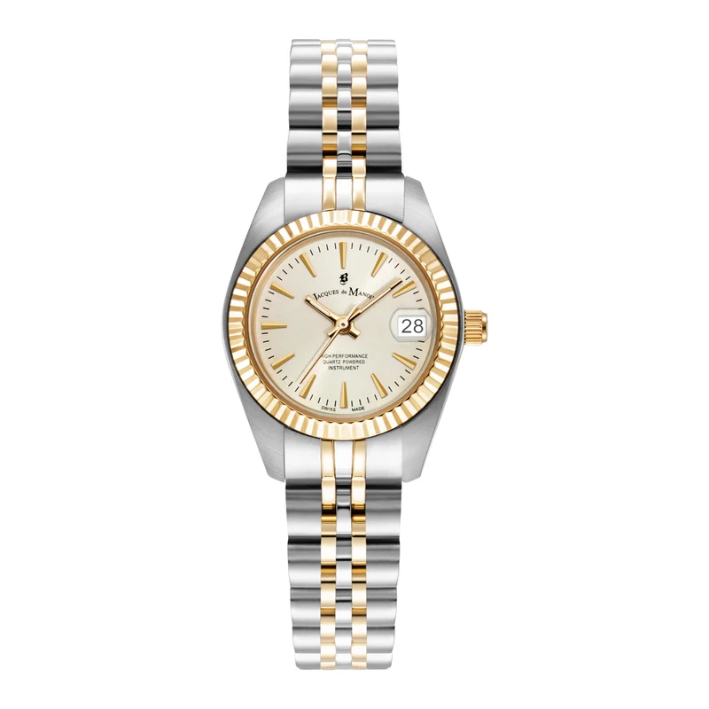 Jacques du Manoir Inspiration Classic damen Uhr Gold/Silber JWL02102