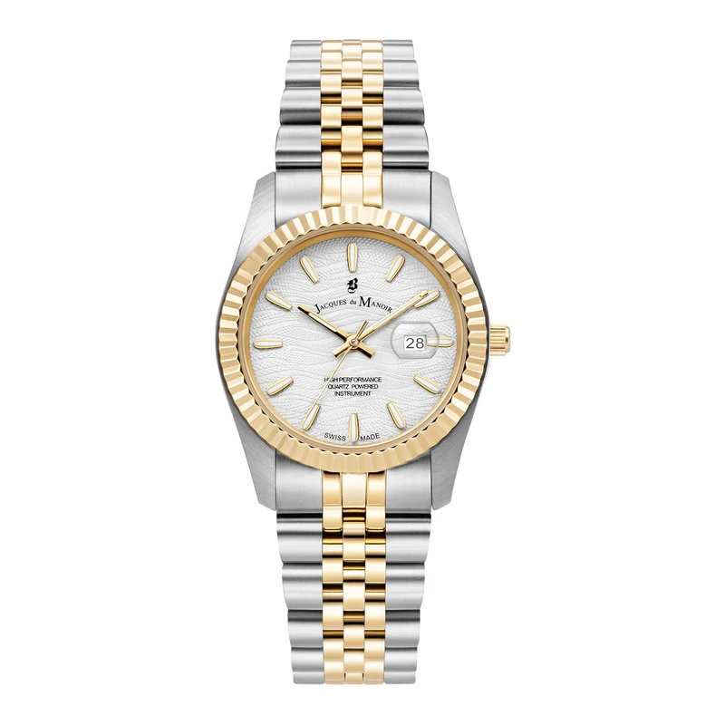 Jacques du Manoir Inspiration Prestige damen Uhr Gold/Silber JWL01801