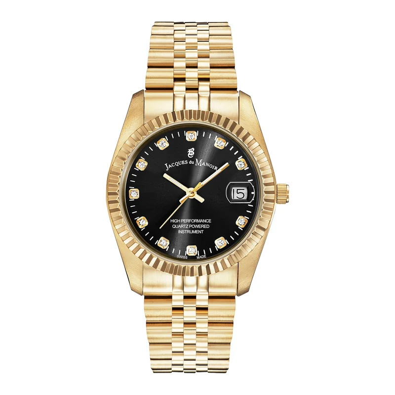 Jacques du Manoir Inspiration damen Uhr Gold NRO.21