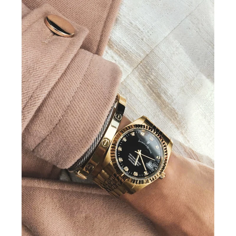 Jacques du Manoir Inspiration damen Uhr Gold NRO.21