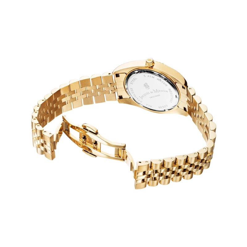 Jacques du Manoir Inspiration damen Uhr Gold NRO.21