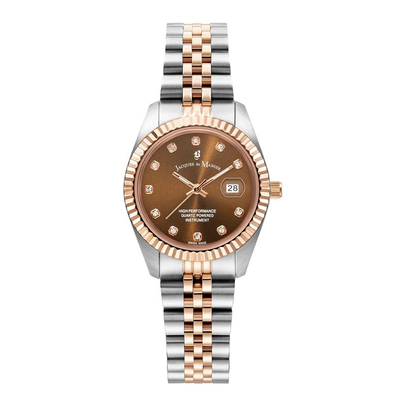 Jacques du Manoir Inspiration damen Uhr Roségold/Silber JWL01202