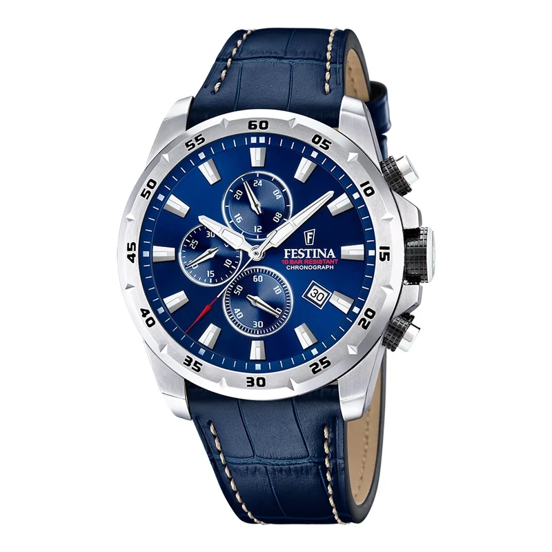 Festina Timeless Chrono herren Uhr Blau F20692/2