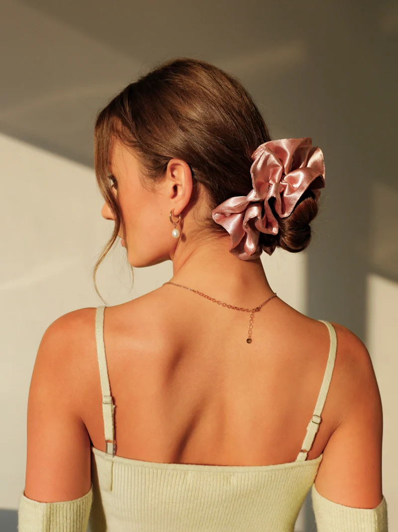 Pink Memory Scrunchie