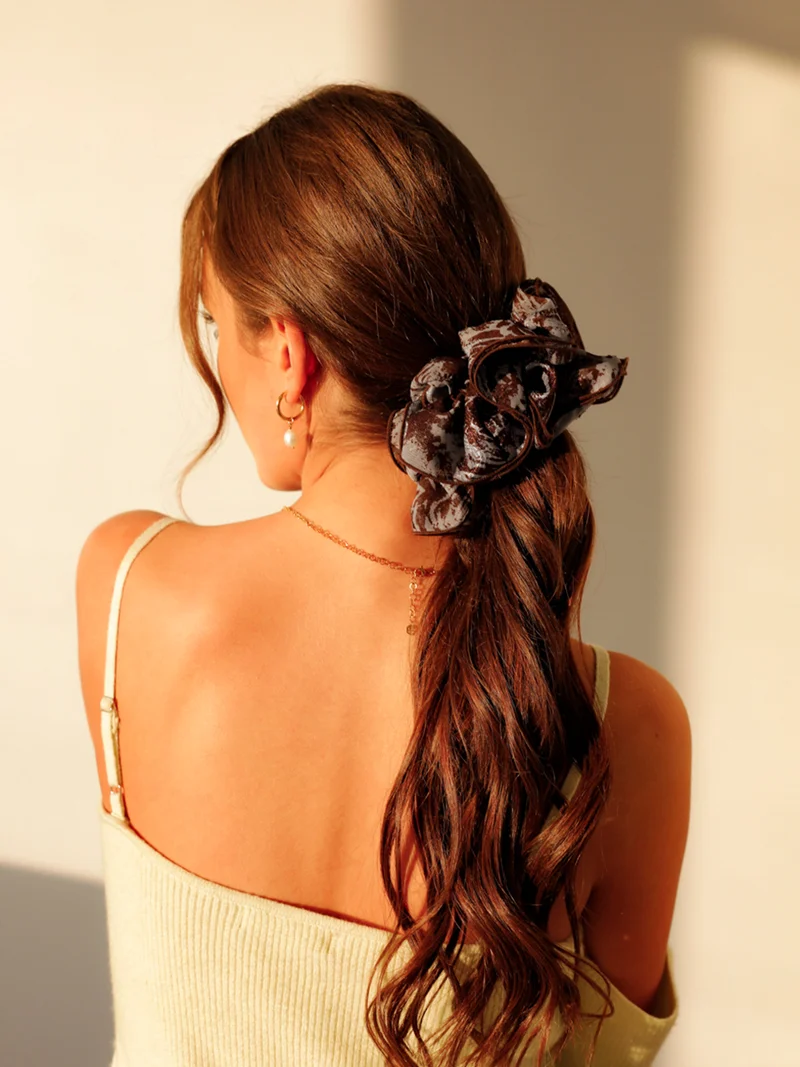 Ribbon Charm Scrunchie