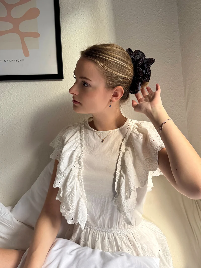 Ribbon Charm Scrunchie