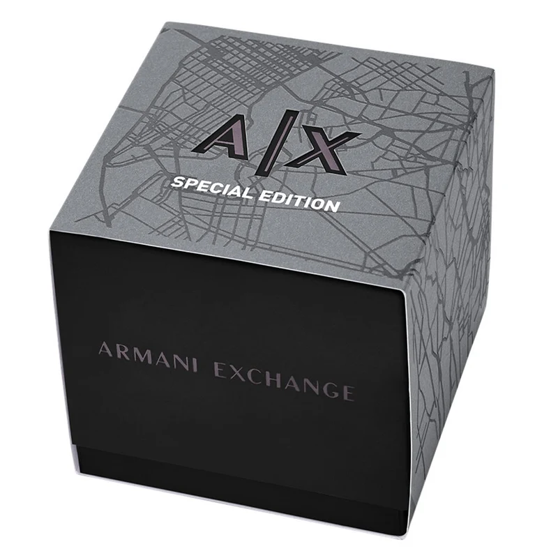 Armani Exchange Sync Round Black Dial Watch AX4294