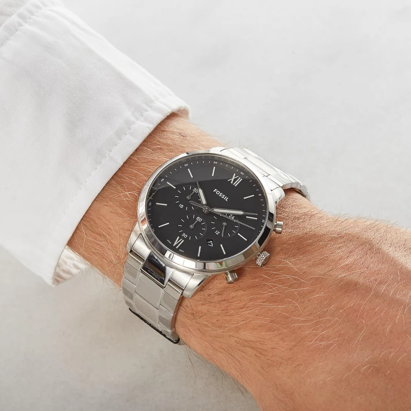 Fossil Neutra Chrono herren Uhr Silber FS5384
