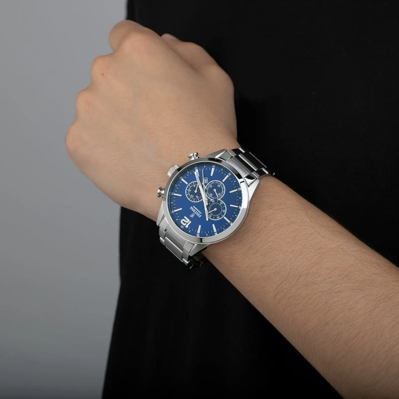 Festina Timeless Chrono herren Uhr Silber F20343/7