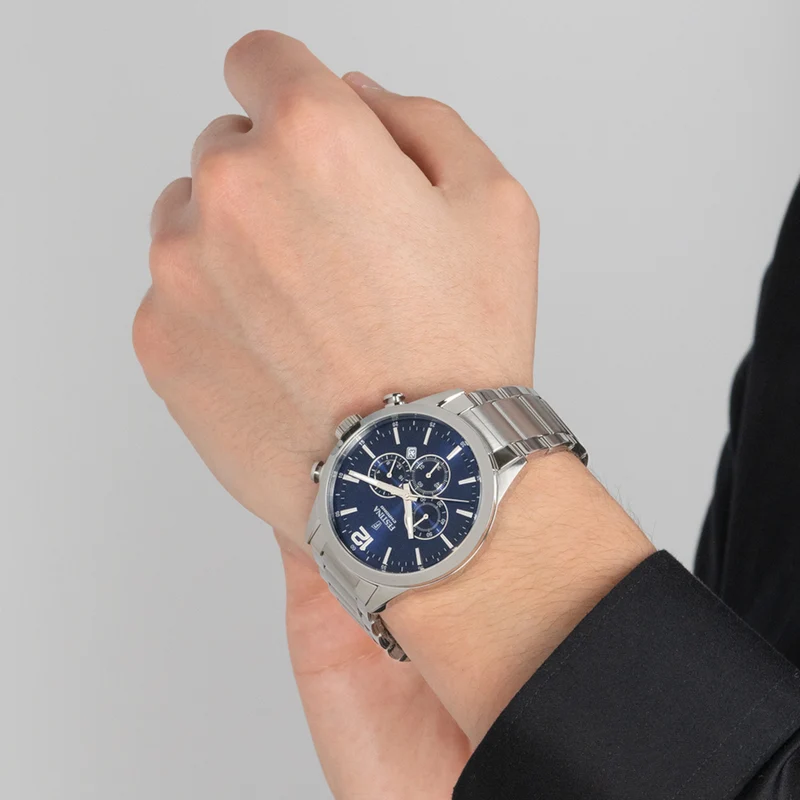 Festina Timeless Chrono herren Uhr Silber F20343/7
