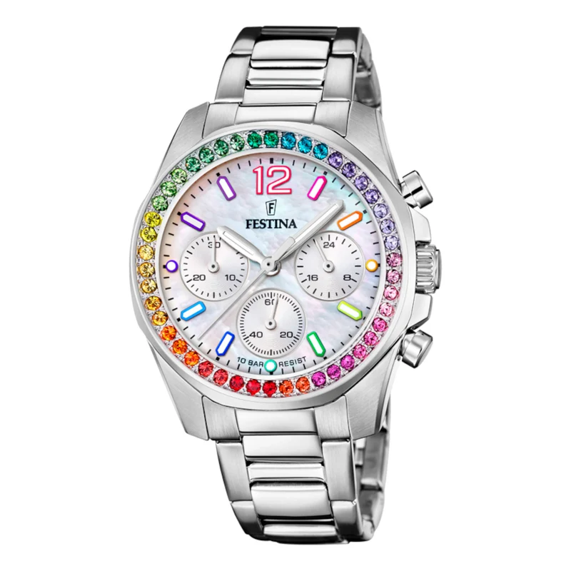 Festina Boyfriend damen Uhr Grau F20606/2