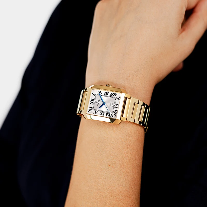 Festina On The Square damen Uhr Gold F20680/1