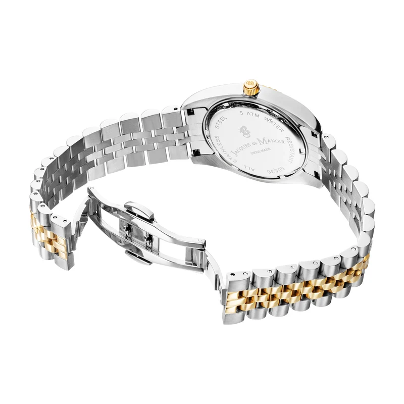 Jacques du Manoir Inspiration damen Uhr Gold/Silber NRO.19
