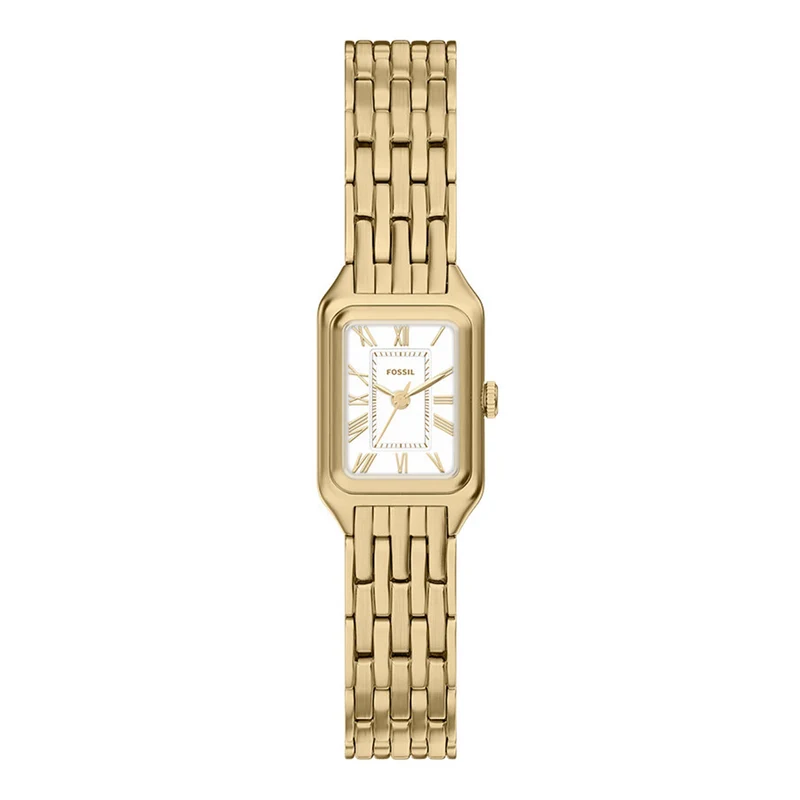 Fossil Raquel Mini Rectangular White Dial Watch ES5467