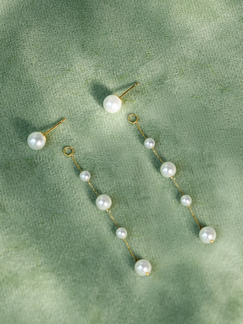 Ethereal Pearl Drop Ohrringe