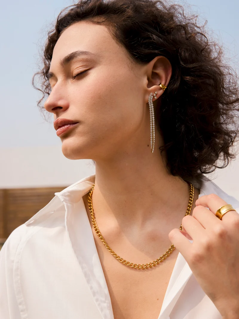 Mirror Arc Earcuff