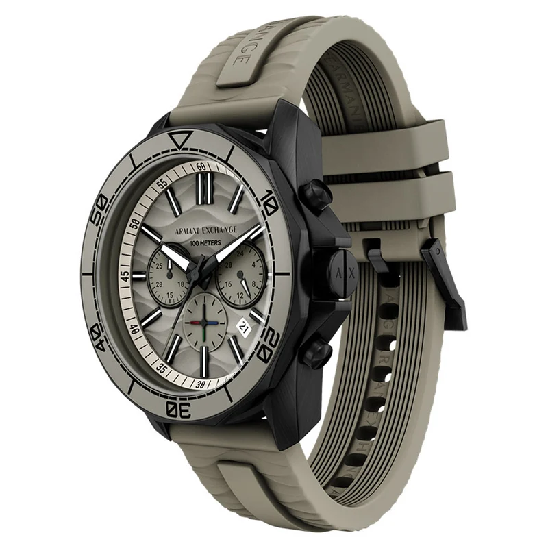 Armani Exchange Round Grey Dial Watch AX1971