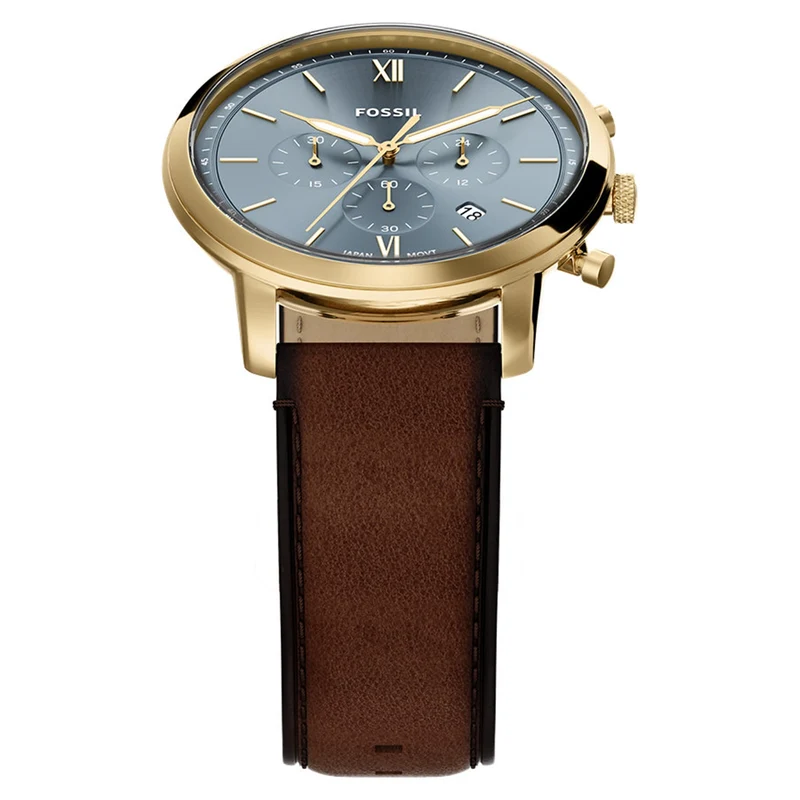 Fossil Neutra Round Blue Dial Watch FS6162