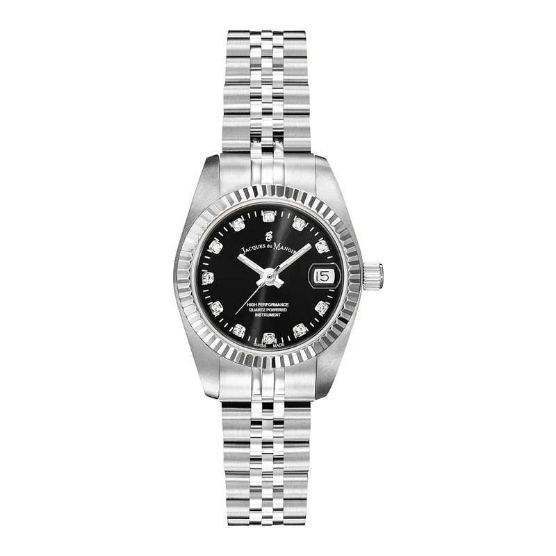 Jacques du Manoir Inspiration damen Uhr Silber NRO.06