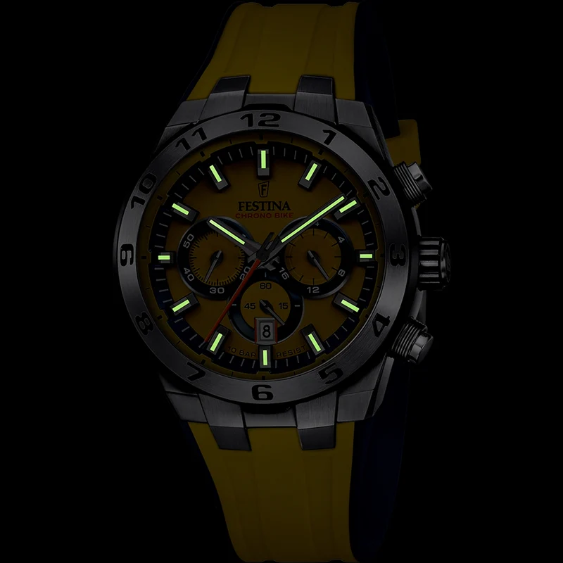 Festina Chrono Bike herren Uhr Gelb F20671/4