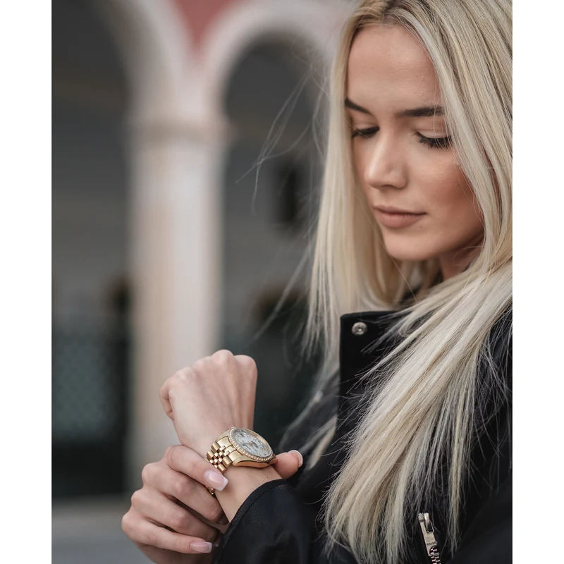 Jacques du Manoir Inspiration damen Uhr Gold NRO.12